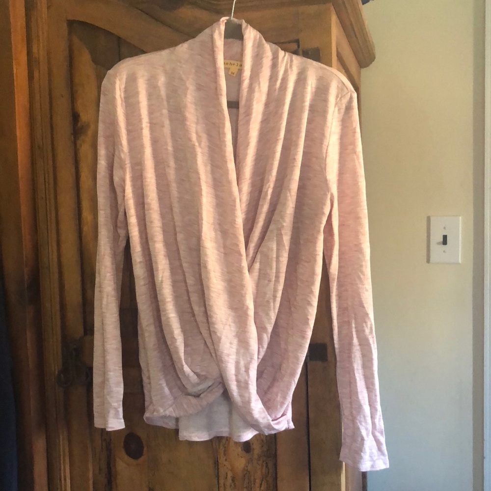Mesh + Lace yoga sweater